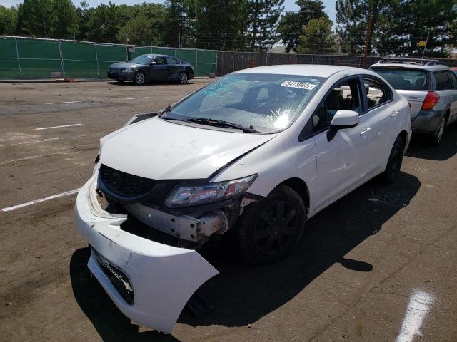 Photo 2 from auction – 2013 HONDA CIVIC LX with VIN 19XFB2F5XDE069391