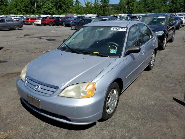 Photo 2 from auction – 2002 HONDA CIVIC with VIN 1HGES165X2L020476