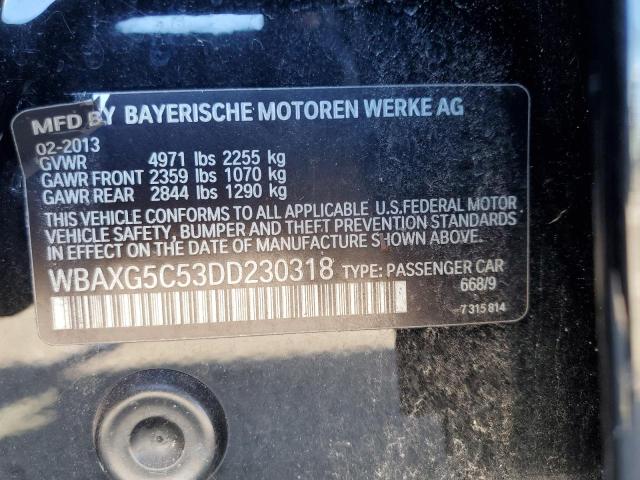 Photo 10 from auction – 2013 BMW 528 I with VIN WBAXG5C53DD230318