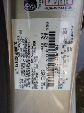 Photo 10 from auction – 2010 LINCOLN MKZ with VIN 3LNHL2GCXAR650067