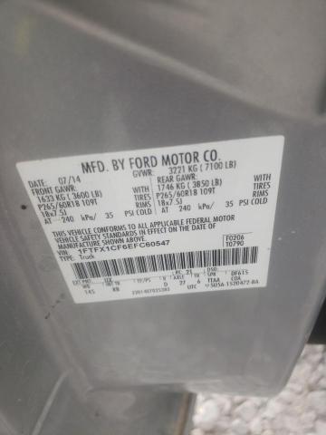 Photo 10 from auction – 2014 FORD F150 SUPER with VIN 1FTFX1CF6EFC60547