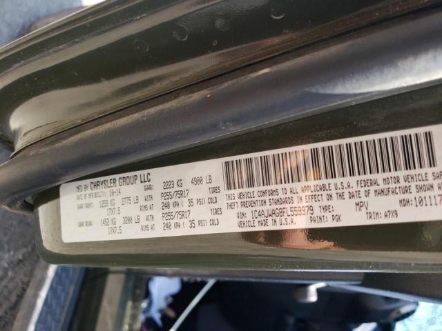 Photo 10 from auction – 2015 JEEP WRANGLER S with VIN 1C4AJWAG8FL559979