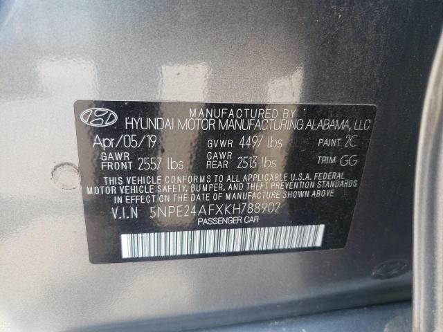 Photo 10 from auction – 2019 HYUNDAI SONATA SE with VIN 5NPE24AFXKH788902