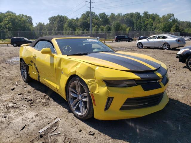 CHEVROLET CAMARO LT 2018 with VIN 1G1FB3DS7J0148366 - Photo from auction