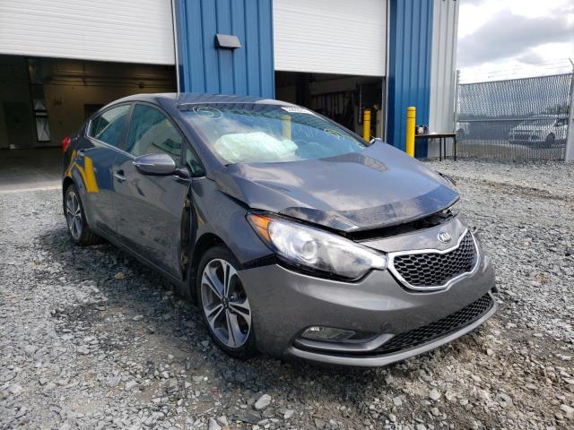 KIA FORTE EX 2014 with VIN KNAFX4A82E5058927 - Photo from auction