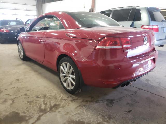 Photo 3 from auction – 2012 VOLKSWAGEN EOS KOMFOR with VIN WVWBW7AH7CV012934