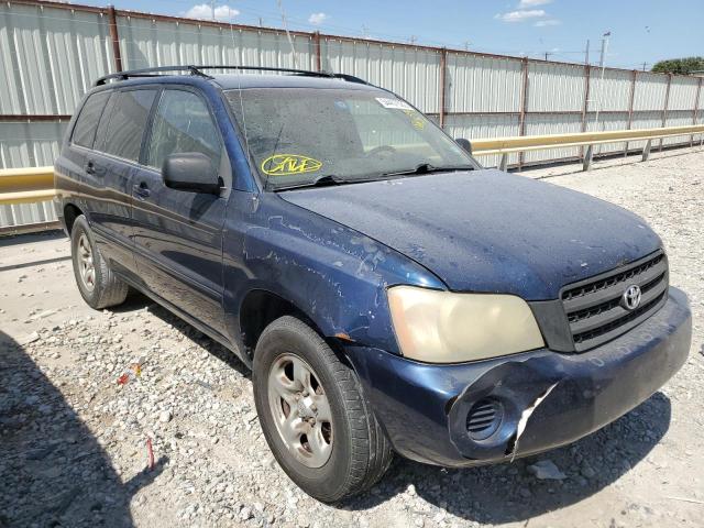 TOYOTA HIGHLANDER 2003 with VIN JTEGD21A030069616 - Photo from auction