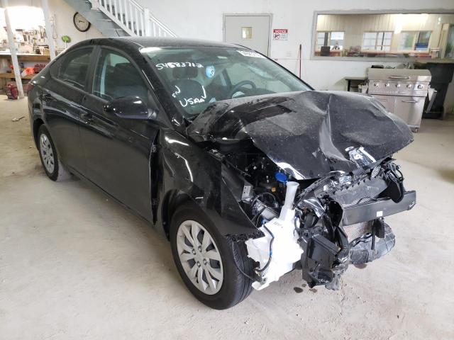 HYUNDAI ACCENT SE 2022 with VIN 3KPC24A67NE168055 - Photo from auction