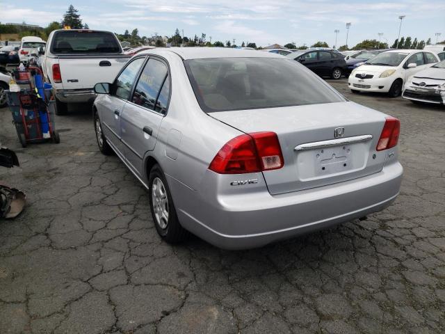 Photo 3 from auction – 2001 HONDA CIVIC DX with VIN 2HGES16271H619613