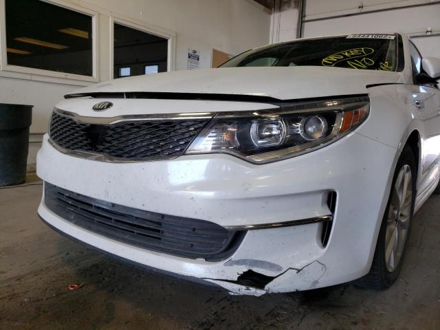 Photo 9 from auction – 2016 KIA OPTIMA LX with VIN 5XXGT4L38GG004552