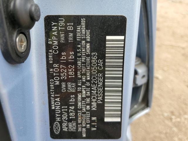 Photo 10 from auction – 2012 HYUNDAI ACCENT GLS with VIN KMHCU4AE2CU050863