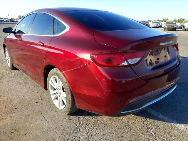 Photo 3 from auction – 2015 CHRYSLER 200 LIMITE with VIN 1C3CCCAB7FN740909