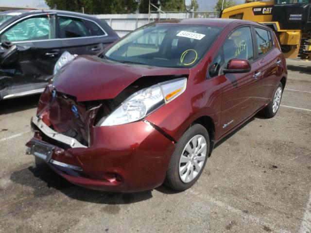 Photo 2 from auction – 2017 NISSAN LEAF S with VIN 1N4BZ0CP8HC310128
