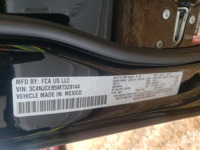 Photo 10 from auction – 2021 JEEP COMPASS 80 with VIN 3C4NJCEB5MT529144