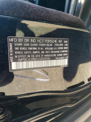 Photo 10 from auction – 2004 PORSCHE 911 CARRER with VIN WP0CA29924S650594