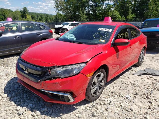 Photo 2 from auction – 2019 HONDA CIVIC LX with VIN 2HGFC2F64KH550696
