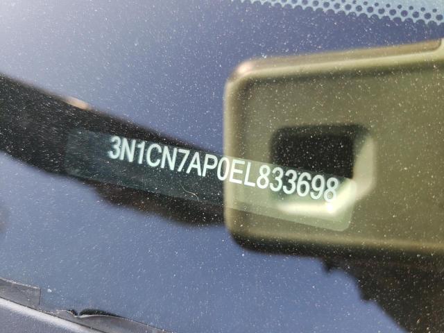 Photo 10 from auction – 2014 NISSAN VERSA S with VIN 3N1CN7AP0EL833698