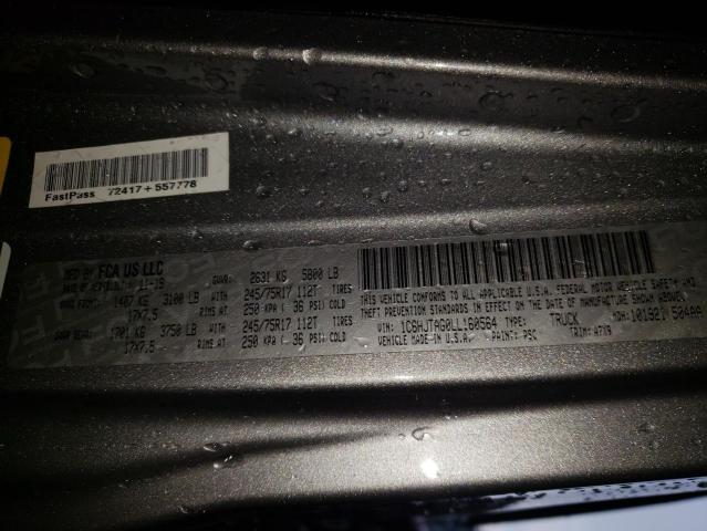 Photo 10 from auction – 2020 JEEP GLADIATOR with VIN 1C6HJTAG0LL160564