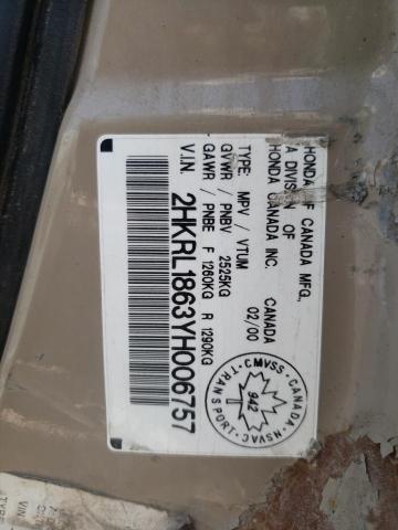 Photo 10 from auction – 2000 HONDA ODYSSEY with VIN 2HKRL1863YH006757