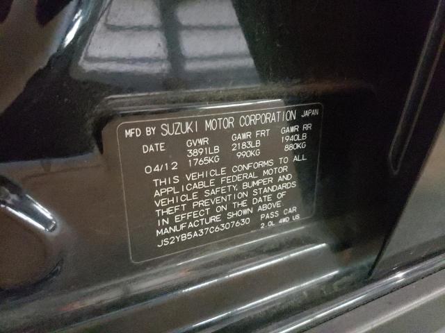 Photo 10 from auction – 2012 SUZUKI SX4 with VIN JS2YB5A37C6307630