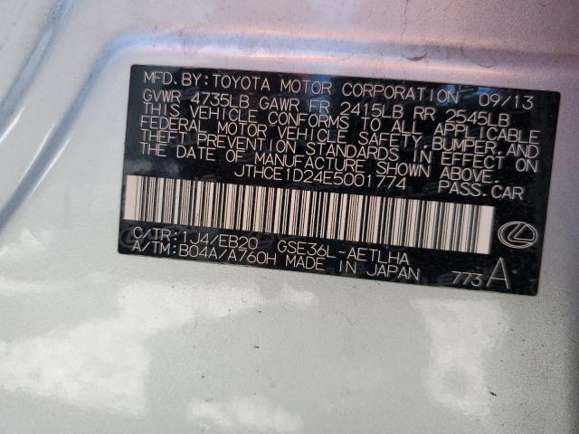 Photo 10 from auction – 2014 LEXUS IS 350 with VIN JTHCE1D24E5001774