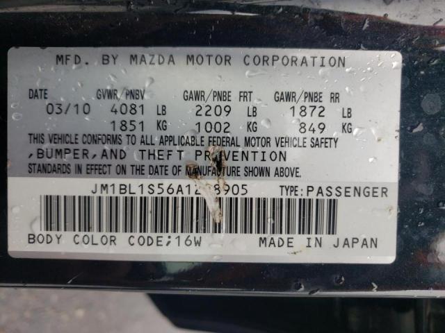 Photo 10 from auction – 2010 MAZDA 3 S with VIN JM1BL1S56A1298905