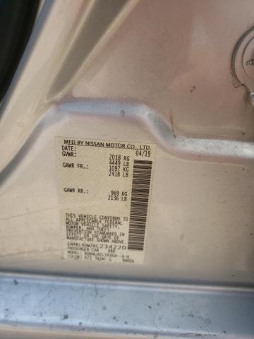 Photo 10 from auction – 2019 NISSAN ALTIMA SV with VIN 1N4BL4DW2KC234220