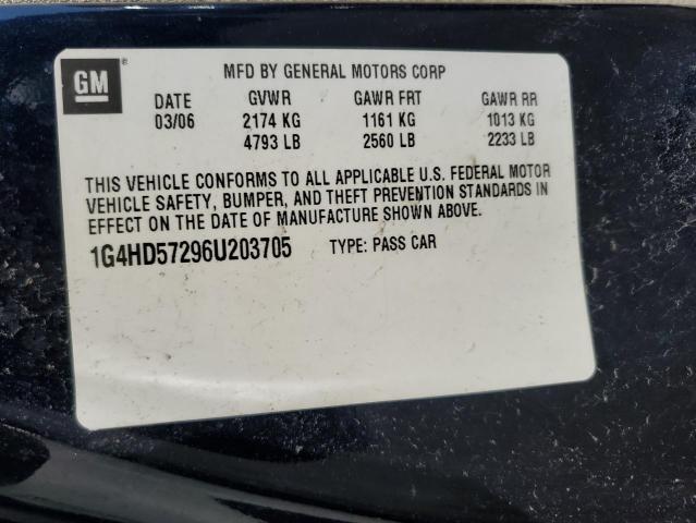 Photo 10 from auction – 2006 BUICK LUCERNE CX with VIN 1G4HD57296U203705