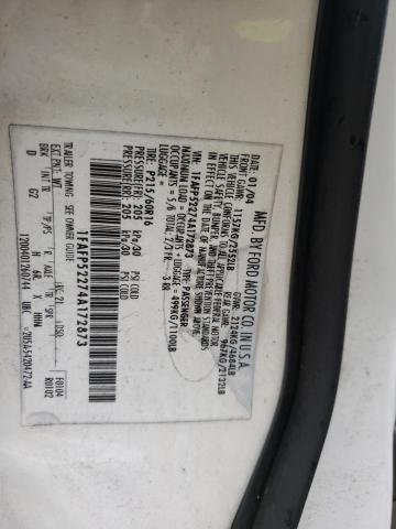 Photo 10 from auction – 2004 FORD TAURUS LX with VIN 1FAFP52274A172873