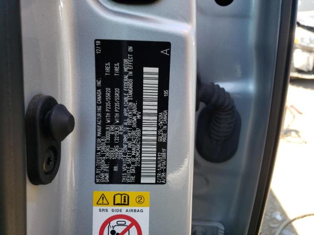 Photo 10 from auction – 2019 LEXUS RX 350 BAS with VIN 2T2BZMCA6KC179997