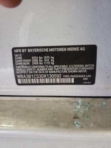 Photo 10 from auction – 2013 BMW 320 I with VIN WBA3B1C53DK130592