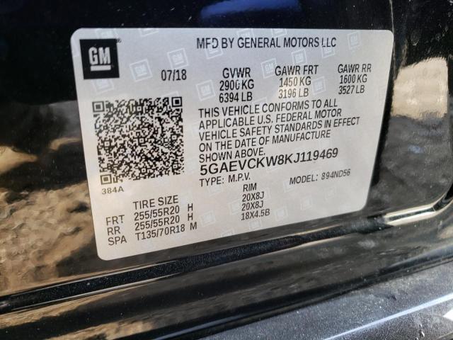 Photo 10 from auction – 2019 BUICK ENCLAVE AV with VIN 5GAEVCKW8KJ119469