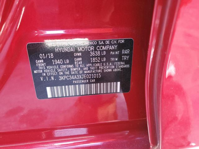 Photo 10 from auction – 2018 HYUNDAI ACCENT LIM with VIN 3KPC34A3XJE021015