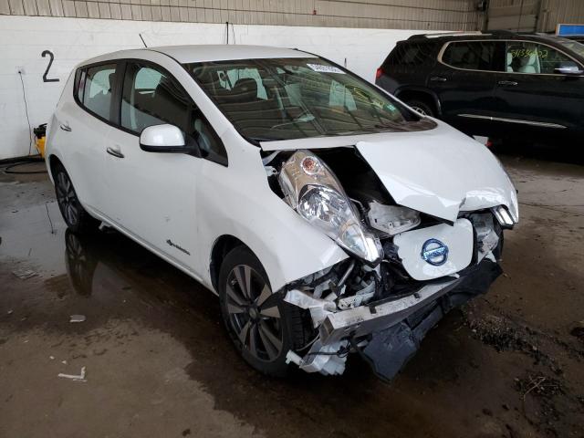 NISSAN LEAF S 2015 with VIN 1N4AZ0CP1FC317916 - Photo from auction