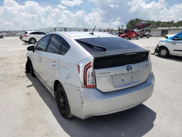 Photo 3 from auction – 2013 TOYOTA PRIUS with VIN JTDKN3DU9D1642533