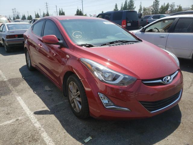HYUNDAI ELANTRA SE 2016 with VIN 5NPDH4AE0GH659866 - Photo from auction