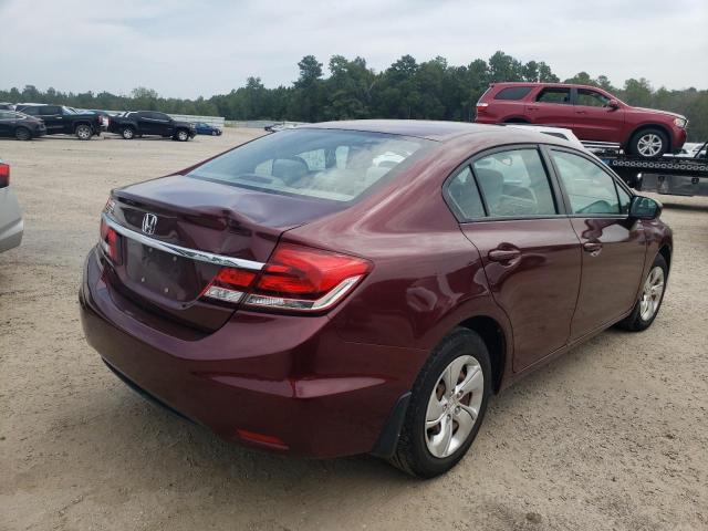 Photo 4 from auction – 2014 HONDA CIVIC LX with VIN 19XFB2F54EE031849