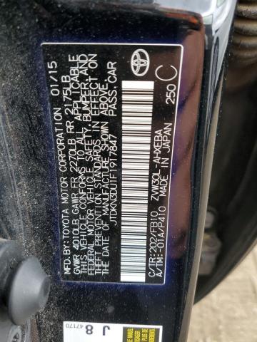 Photo 10 from auction – 2015 TOYOTA PRIUS with VIN JTDKN3DU1F1917847