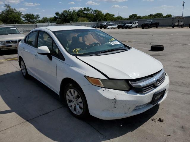 HONDA CIVIC LX 2012 with VIN 2HGFB2F56CH569486 - Photo from auction