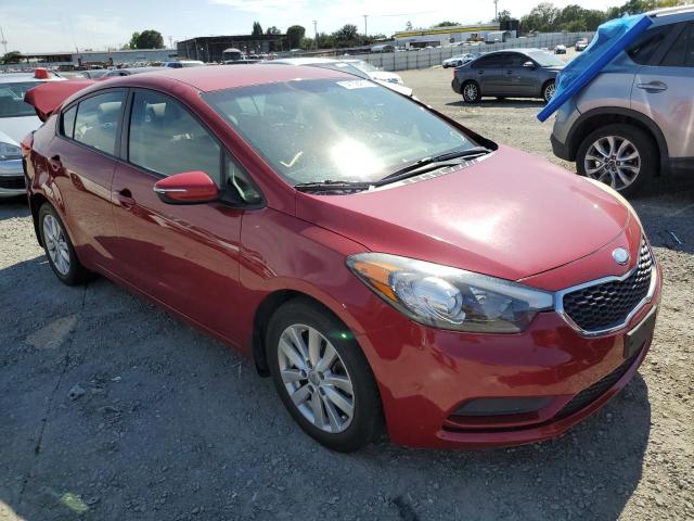 KIA FORTE LX 2014 with VIN KNAFX4A69E5080342 - Photo from auction