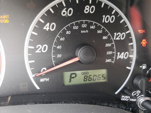 Photo 8 from auction – 2009 TOYOTA COROLLA BA with VIN 2T1BU40E69C158264