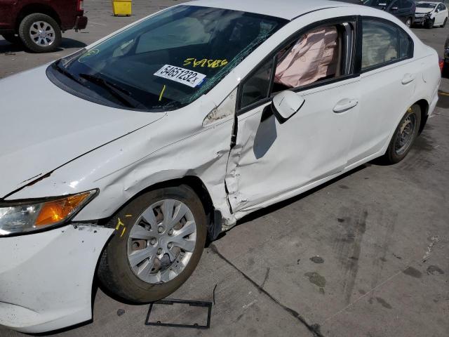 Photo 9 from auction – 2012 HONDA CIVIC LX with VIN 2HGFB2F56CH569486