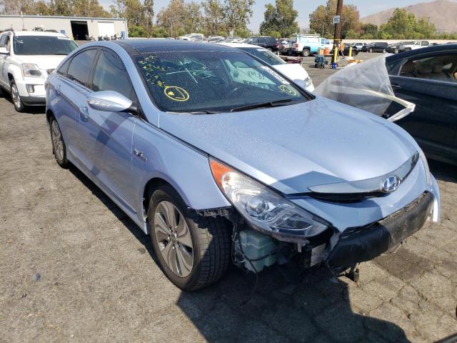 HYUNDAI SONATA HYB 2014 with VIN KMHEC4A43EA103383 - Photo from auction