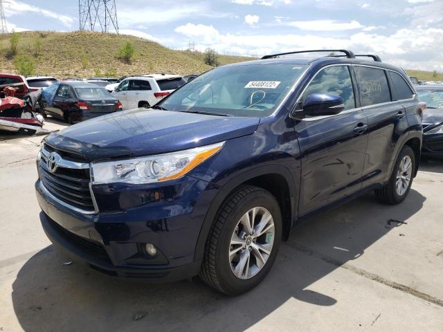 Photo 2 from auction – 2016 TOYOTA HIGHLANDER with VIN 5TDBKRFH2GS343811