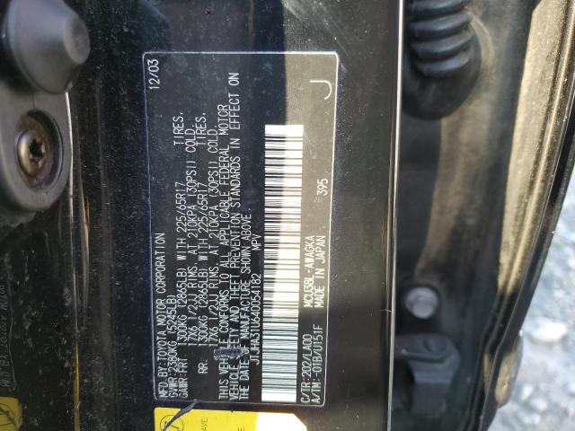 Photo 10 from auction – 2004 LEXUS RX 330 with VIN JTJHA31U640054182