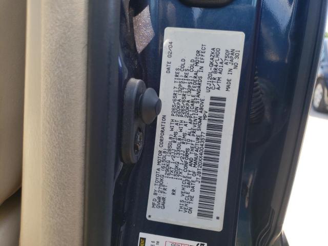 Photo 10 from auction – 2004 LEXUS GX 470 with VIN JTJBT20XX40043577