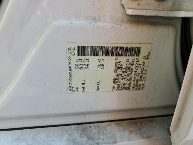 Photo 10 from auction – 2012 NISSAN ALTIMA BAS with VIN 1N4AL2AP4CN425219