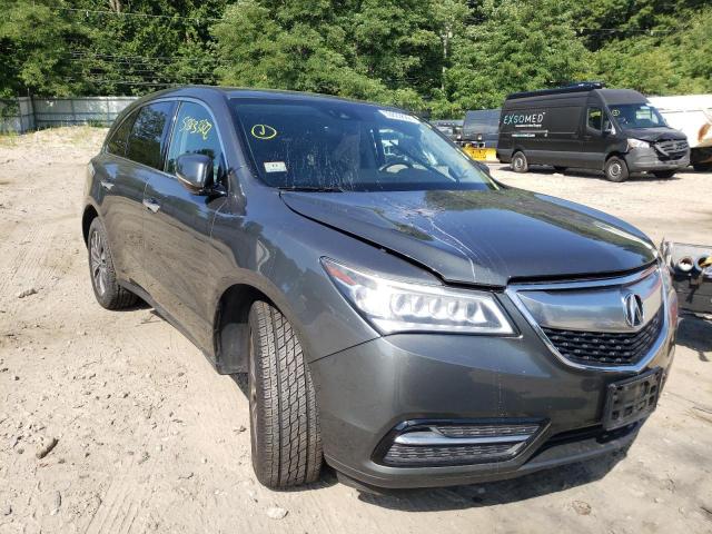 ACURA MDX TECHNO 2016 with VIN 5FRYD4H42GB013705 - Photo from auction