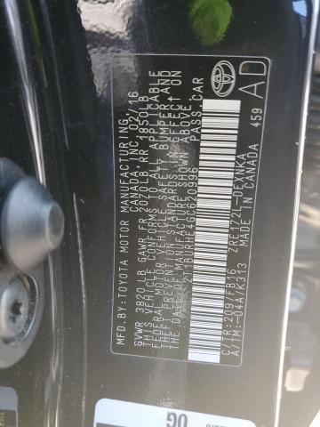 Photo 10 from auction – 2016 TOYOTA COROLLA with VIN 2T1BURHE4GC620996