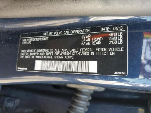 Photo 10 from auction – 2013 VOLVO S60 T5 with VIN YV1612FS6D1212827